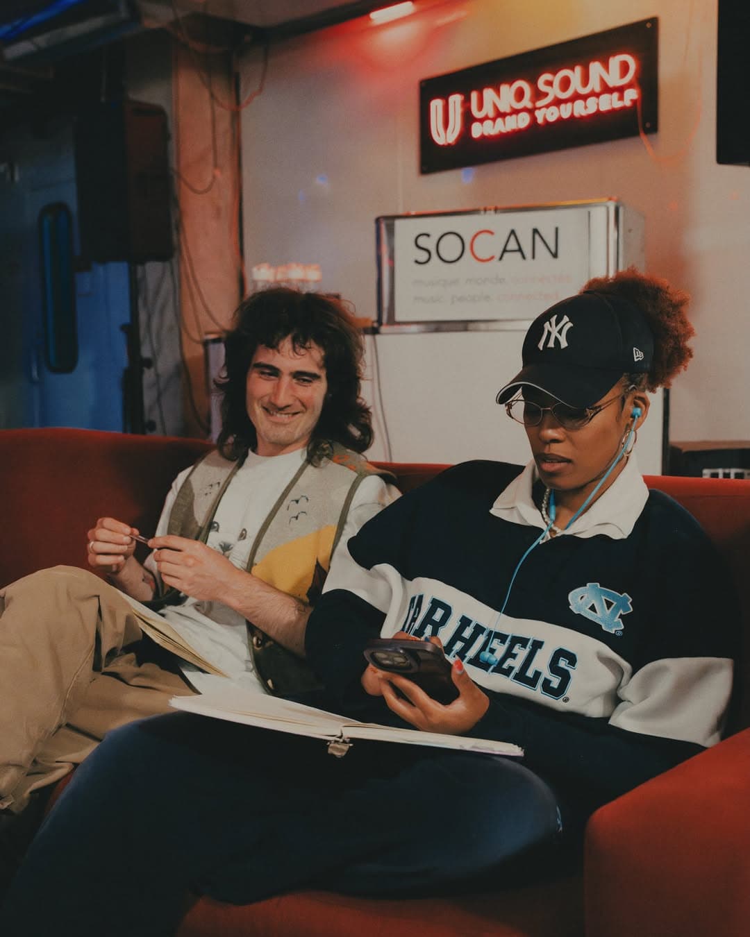 Recording session moment at the SOCAN KENEKT camp