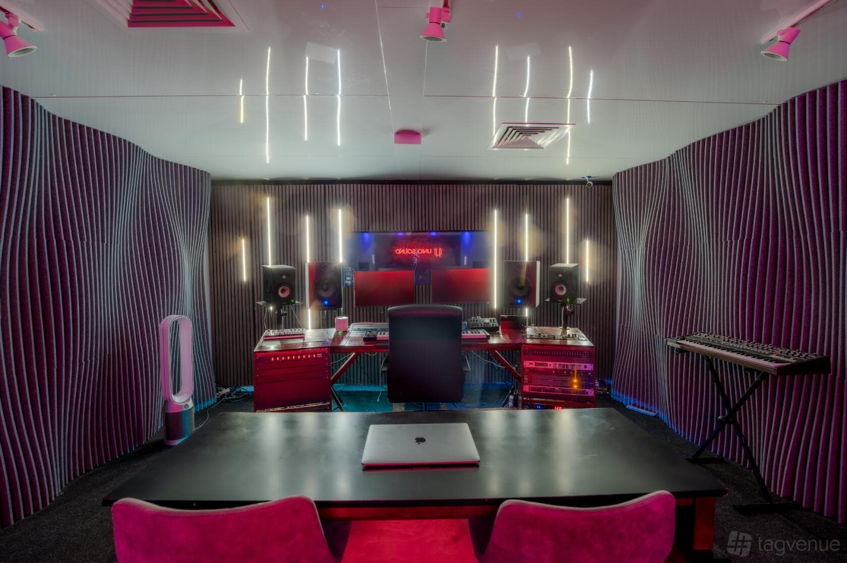 Red Studio recording setup