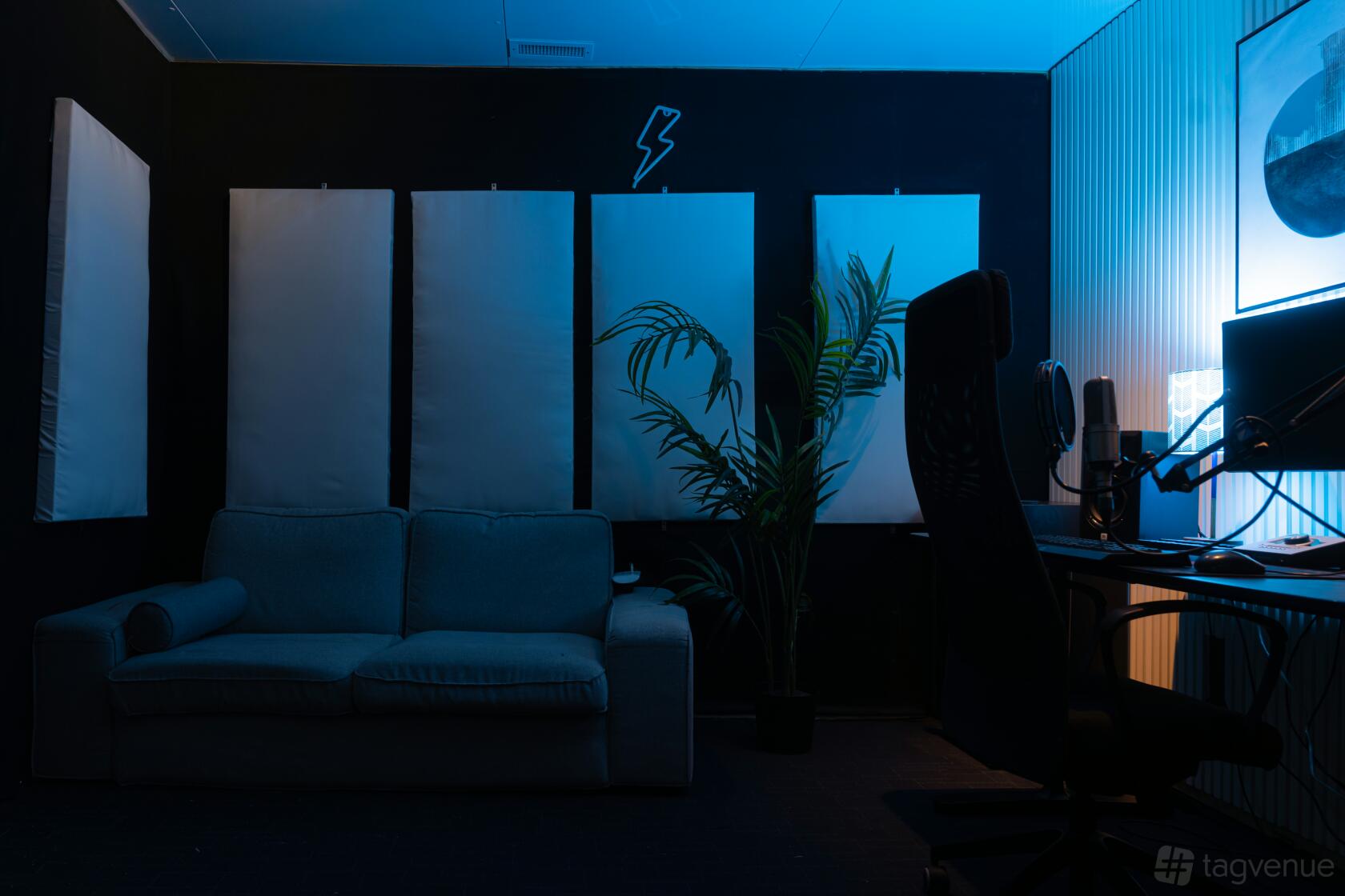 Blue Studio recording setup